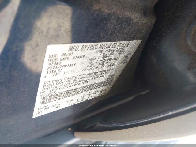 2002 FORD ESCAPE 1FMYU01B92KA44251 Photo 8