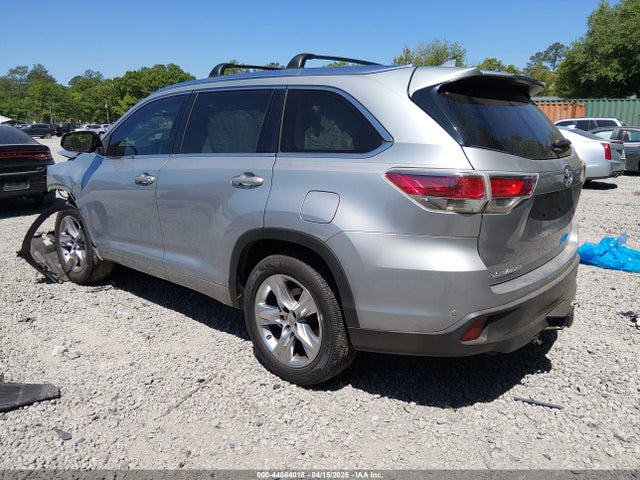 Продажа на аукционе авто 2015 Toyota Highlander Limited Platinum V6, vin: 5TDYKRFH8FS114655, номер лота: 44864018