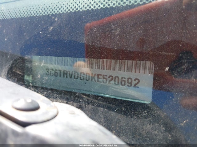 Продаж на аукціоні авто 2019 Ram Promaster 2500 High Roof 159 Wb, vin: 3C6TRVDG0KE520692, номер лоту: 44864044