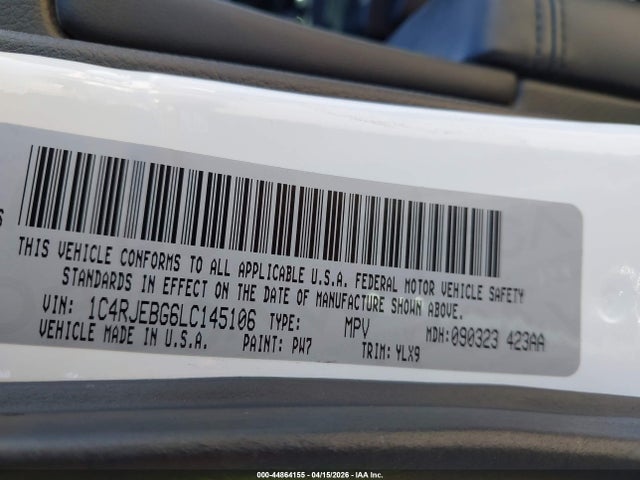 1C4RJEBG6LC145106 Jeep Grand Cherokee Limited X 4x2