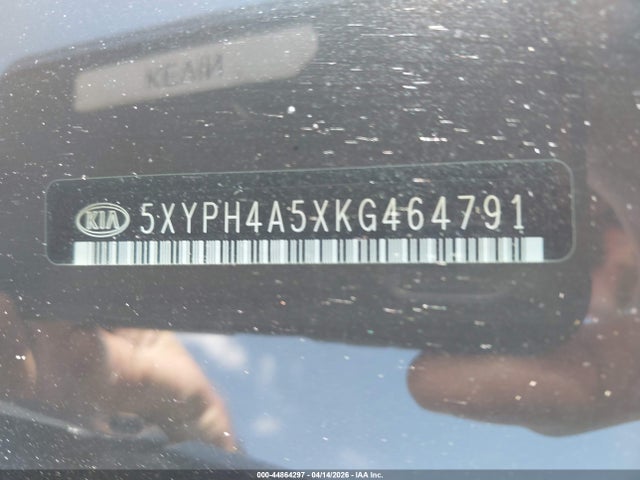 Продаж на аукціоні авто 2019 Kia Sorento 3.3l Ex, vin: 5XYPH4A5XKG464791, номер лоту: 44864297