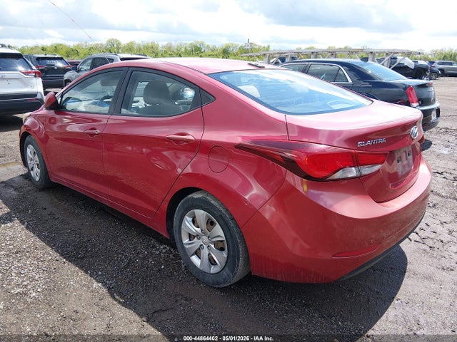 Продаж на аукціоні авто 2016 Hyundai Elantra Se, vin: KMHDH4AE7GU533831, номер лоту: 44864402