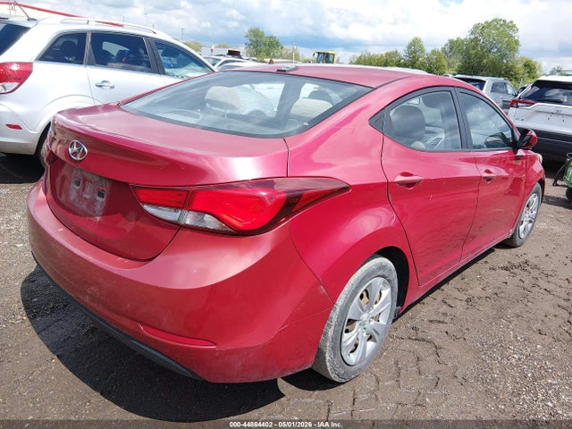 44864402 :رقم المزاد ، KMHDH4AE7GU533831 vin ، 2016 Hyundai Elantra Se مزاد بيع