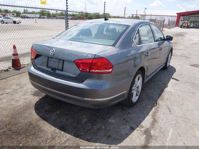 Aukcja sprzedaży 2013 Volkswagen Passat 2.0l Tdi Se, vin: 1VWBN7A31DC104560, numer aukcji: 44864540