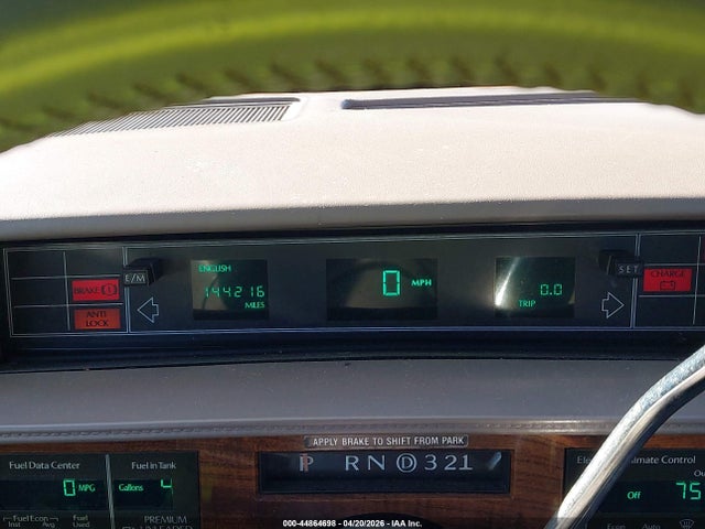 44864698 :رقم المزاد ، 1G6CD53B8N4320021 vin ، 1992 Cadillac Deville مزاد بيع