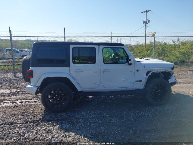 44864768 :رقم المزاد ، 1C4HJXEM6MW540458 vin ، 2021 Jeep Wrangler Unlimited High Altitude 4x4 مزاد بيع