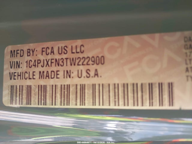 Продаж на аукціоні авто 2026 Jeep Wrangler Rubicon, vin: 1C4PJXFN3TW222900, номер лоту: 44864971