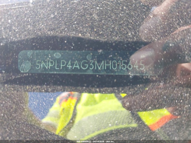 Aukcja sprzedaży 2021 Hyundai Elantra Limited, vin: 5NPLP4AG3MH015645, numer aukcji: 44865022