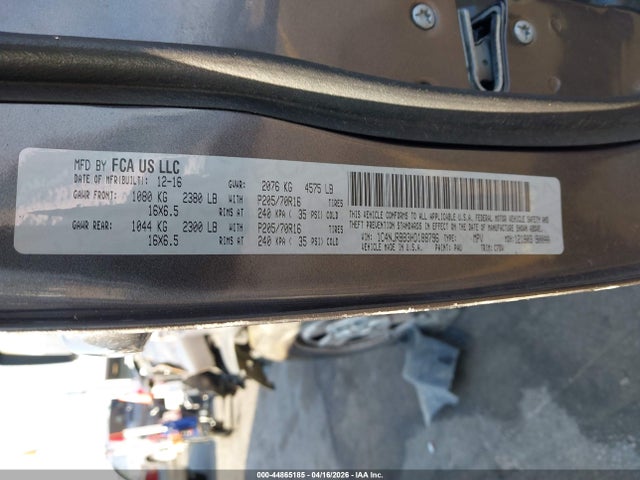 44865185 :رقم المزاد ، 1C4NJRBB3HD188796 vin ، 2017 Jeep Patriot Sport 4x4 مزاد بيع