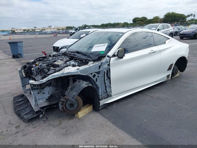 2018 Infiniti Q60 3.0t Luxe მანქანა იყიდება აუქციონზე, vin: JN1EV7EK2JM343206, აუქციონის ნომერი: 44865188