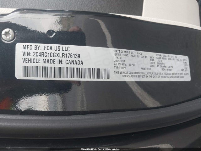 2020 CHRYSLER VOYAGER 2C4RC1CGXLR176139 Photo 8