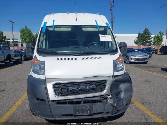 44865333 :رقم المزاد ، 3C6TRVDG6KE506277 vin ، 2019 Ram Promaster 2500 High Roof 159 Wb مزاد بيع