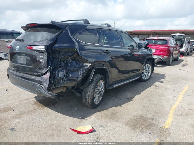 2022 Toyota Highlander Hybrid Limited მანქანა იყიდება აუქციონზე, vin: 5TDYARAH9NS013973, აუქციონის ნომერი: 44865388
