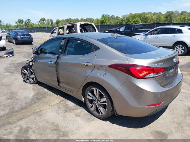 2015 Hyundai Elantra Limited მანქანა იყიდება აუქციონზე, vin: 5NPDH4AE9FH576385, აუქციონის ნომერი: 44865502