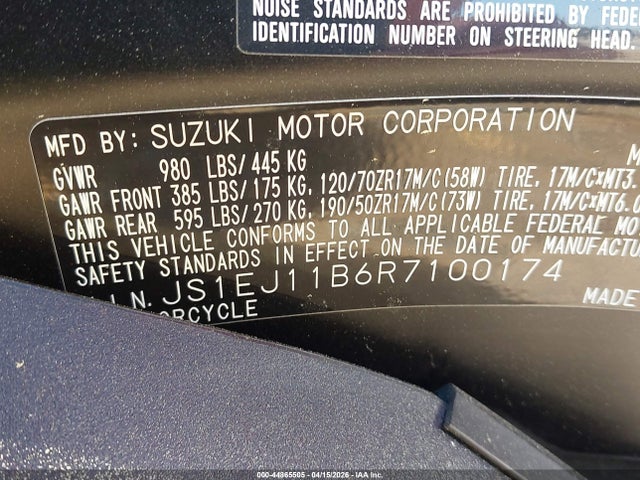 Suzuki GSX1300 RR 2024 JS1EJ11B6R7100174 Image 10