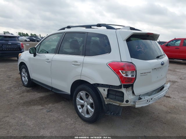2016 Subaru Forester 2.5i Limited მანქანა იყიდება აუქციონზე, vin: JF2SJARC1GH485562, აუქციონის ნომერი: 44865616