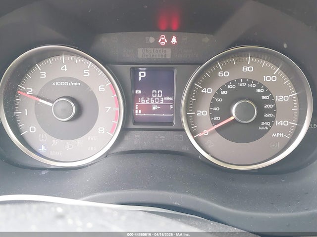 2016 Subaru Forester 2.5i Limited მანქანა იყიდება აუქციონზე, vin: JF2SJARC1GH485562, აუქციონის ნომერი: 44865616