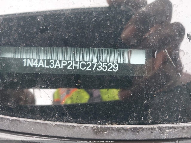 Продаж на аукціоні авто 2017 Nissan Altima 2.5 Sv, vin: 1N4AL3AP2HC273529, номер лоту: 44865728