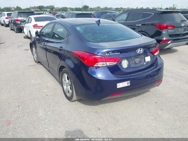 Aukcja sprzedaży 2013 Hyundai Elantra Gls/limited, vin: 5NPDH4AE1DH223295, numer aukcji: 44865869