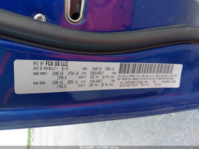Продажа на аукционе авто 2015 Dodge Journey American Value Pkg, vin: 3C4PDCAB9FT723653, номер лота: 44865997