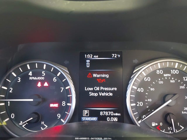 44866012 :رقم المزاد ، JN1EV7AP3LM200401 vin ، 2020 Infiniti Q50 Luxe مزاد بيع