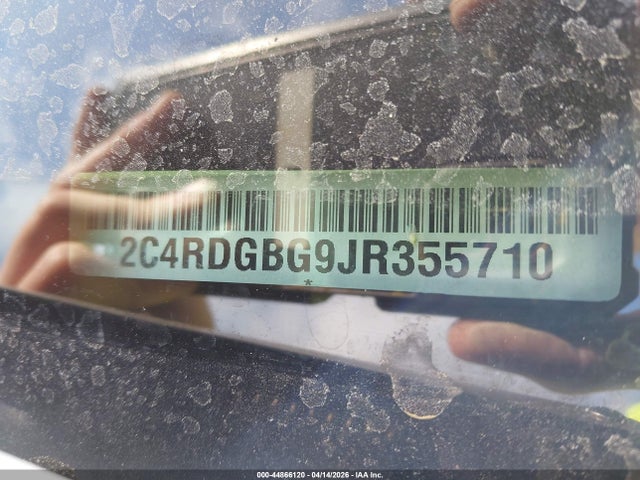 Продажа на аукционе авто 2018 Dodge Grand Caravan Se Plus, vin: 2C4RDGBG9JR355710, номер лота: 44866120