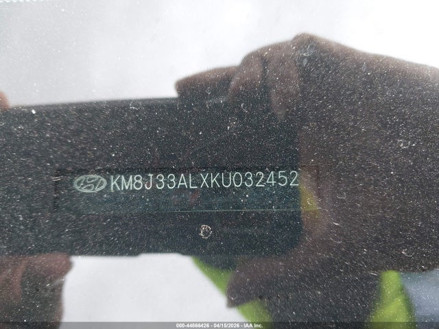 Aukcja sprzedaży 2019 Hyundai Tucson Ultimate, vin: KM8J33ALXKU032452, numer aukcji: 44866426