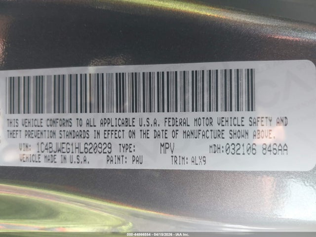 2017 JEEP WRANGLER UNLIMITED 1C4BJWEG1HL620929 Photo 8