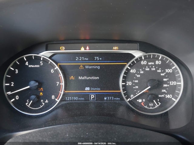 44866599 :رقم المزاد ، 1N4BL4DV1KC165625 vin ، 2019 Nissan Altima 2.5 Sv مزاد بيع