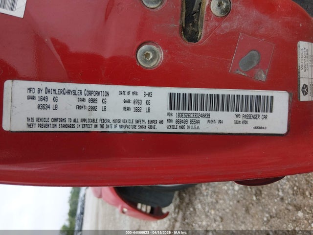 Продаж на аукціоні авто 2003 Dodge Neon Se, vin: 1B3ES26C33D240039, номер лоту: 44866623