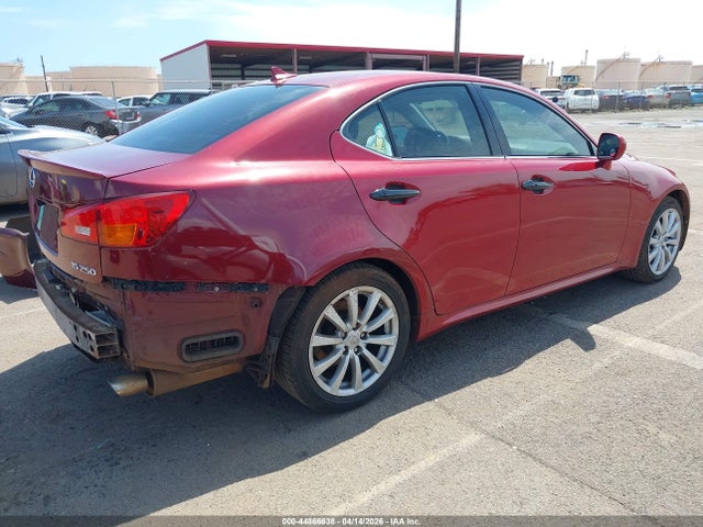 Продажа на аукционе авто 2008 Lexus Is 250, vin: JTHBK262882061859, номер лота: 44866638
