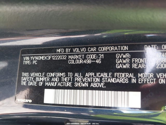 Volvo V60 T5 Premier 2015 YV140MEK3F1222032 Image 9