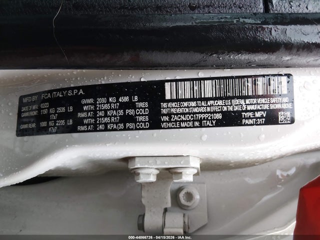 ZACNJDC17PPP21089 Jeep Renegade Trailhawk 4x4