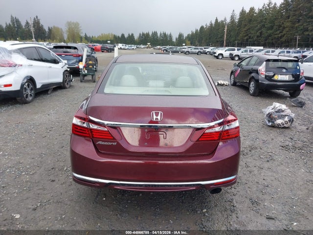 Продажа на аукционе авто 2016 Honda Accord Lx, vin: 1HGCR2F38GA122871, номер лота: 44866785