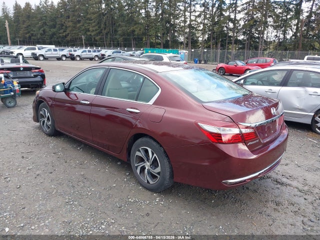 Продажа на аукционе авто 2016 Honda Accord Lx, vin: 1HGCR2F38GA122871, номер лота: 44866785
