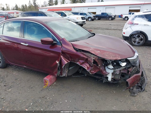 Продажа на аукционе авто 2016 Honda Accord Lx, vin: 1HGCR2F38GA122871, номер лота: 44866785