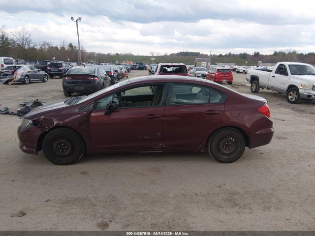 2012 Honda Civic Lx მანქანა იყიდება აუქციონზე, vin: 2HGFB2F58CH554780, აუქციონის ნომერი: 44867016