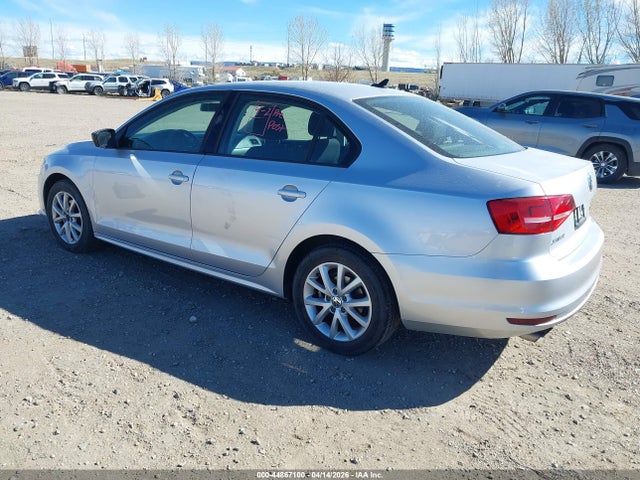 44867100 :رقم المزاد ، 3VWD17AJ8FM261491 vin ، 2015 Volkswagen Jetta 1.8t Se مزاد بيع