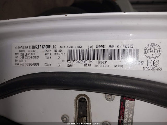 2010 DODGE RAM 2500 3D7UT2CL2AG129399 Photo 8