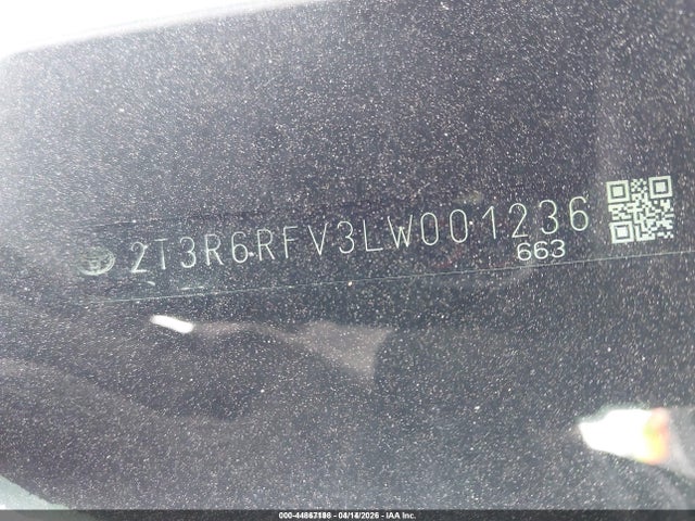 Продаж на аукціоні авто 2020 Toyota Rav4 Hybrid Xle, vin: 2T3R6RFV3LW001236, номер лоту: 44867198