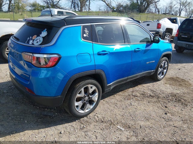 44867318 :رقم المزاد ، 3C4NJDCB6LT127785 vin ، 2020 Jeep Compass Limited 4x4 مزاد بيع