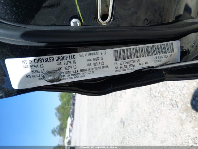 Aukcja sprzedaży 2014 Dodge Dart Sxt, vin: 1C3CDFBB7ED907481, numer aukcji: 44867372