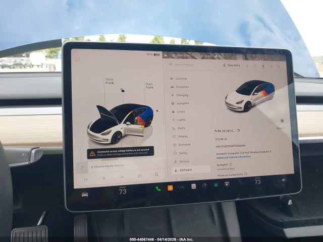 Aukcja sprzedaży 2023 Tesla Model 3 Rear-wheel Drive, vin: 5YJ3E1EA2PF585066, numer aukcji: 44867446