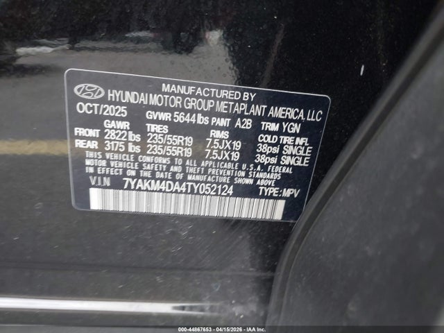 Hyundai IONIQ 5 SE 2026 7YAKM4DA4TY052124 Image 9