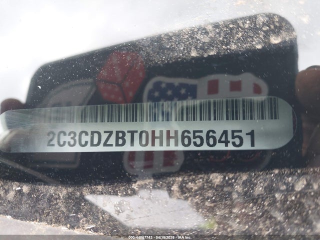Продаж на аукціоні авто 2017 Dodge Challenger R/t, vin: 2C3CDZBT0HH656451, номер лоту: 44867743