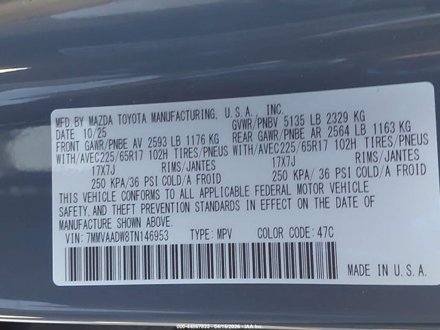 7MMVAADW8TN146953 Mazda Cx-50 Hybrid Premium