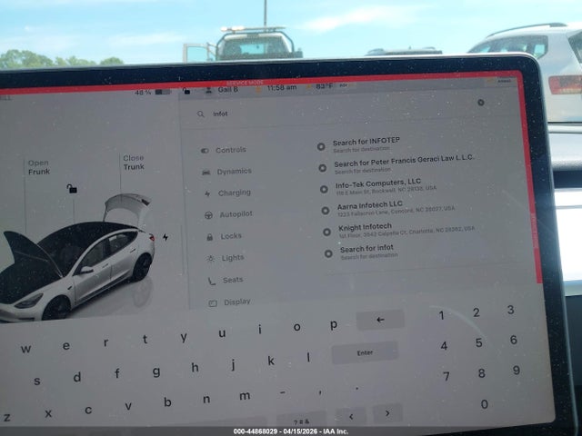Aukcja sprzedaży 2023 Tesla Model 3 Long Range Dual Motor All-wheel Drive, vin: 5YJ3E1EBXPF704667, numer aukcji: 44868029