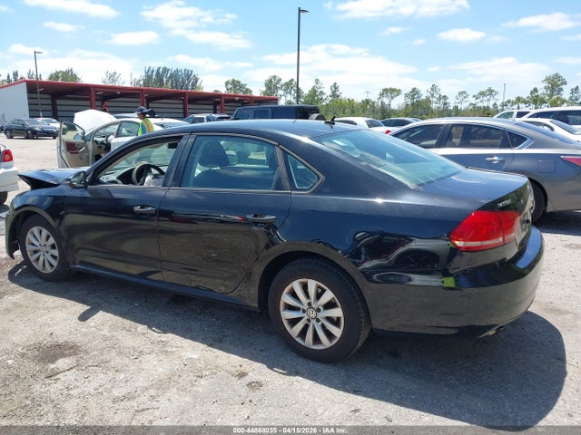 Продаж на аукціоні авто 2012 Volkswagen Passat 2.5l S, vin: 1VWAP7A36CC050449, номер лоту: 44868035