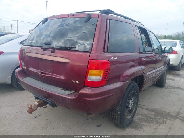 Aukcja sprzedaży 1999 Jeep Grand Cherokee Limited, vin: 1J4GW68N3XC807258, numer aukcji: 44868039