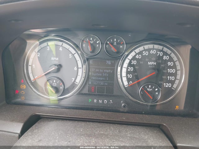Продажа на аукционе авто 2009 Dodge Ram 1500 Laramie, vin: 1D3HV13T49S778584, номер лота: 44868064